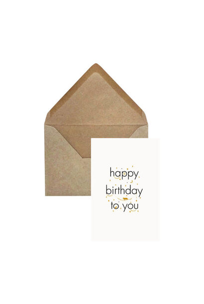 Creative Lab - Happy Birthday To You - Elephant grass card