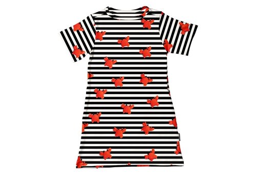 Snurk Snurk -  Clay crab t-shirt dress