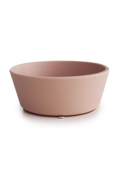 Mushie - Silicone Bowl Blush met zuignap