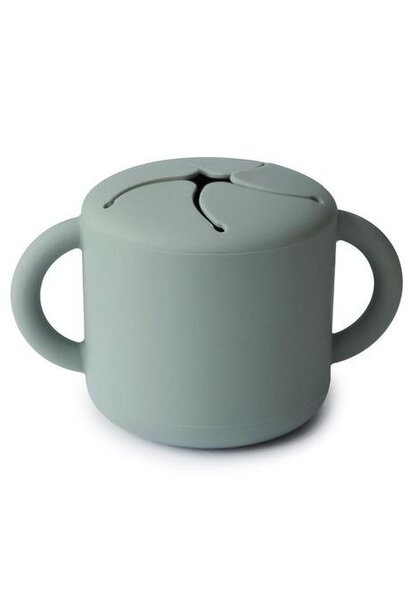 Mushie - Snack cup Cambridge blue