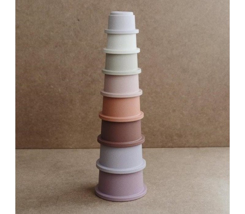 Mushie - Stacking cups pastel