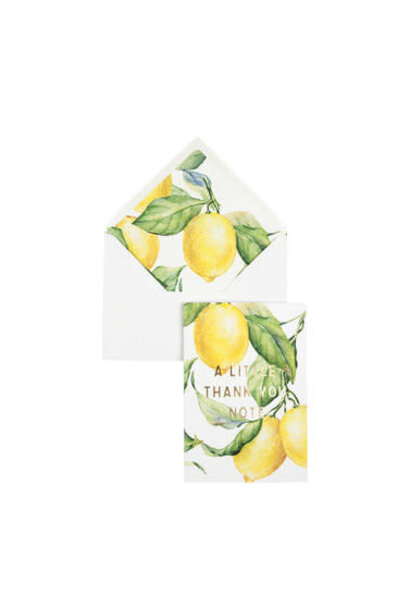 Creative Lab - Yellow Lemon Tree - A little thank you note