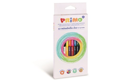 Primo PRIMO - 12=24 DUO Minabella kleurpotloden ø3. ø3.8mm in doos