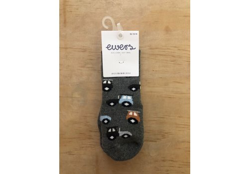 Ewers Ewers - Anti-slip  socks Tractor Grijs