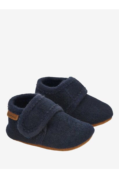 Enfant - Slofjes Wol Navy 7790