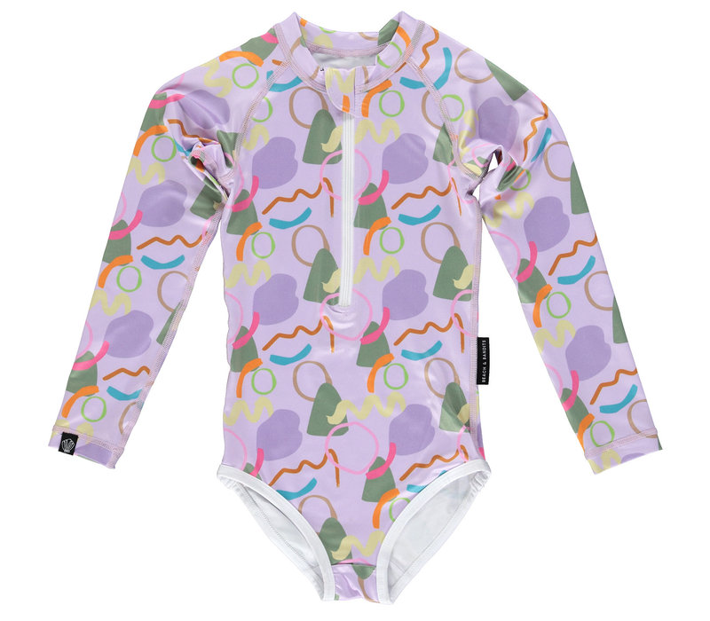 Beach & Bandits - Confetti lavender Swimsuit