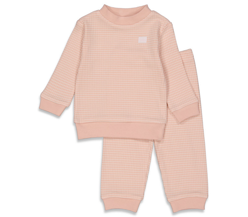 Feetje -  Pyjama wafel oud roze