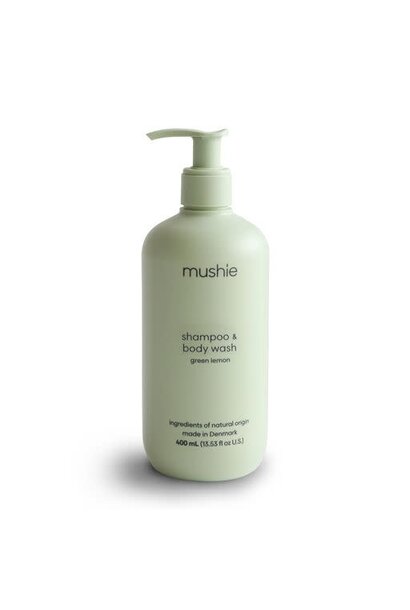 Mushie - Baby Shampoo & Body Wash - Green Lemon