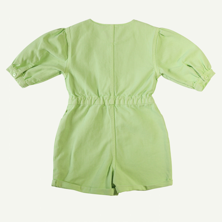 Maed for mini - Lime lizard jumpsuit-2