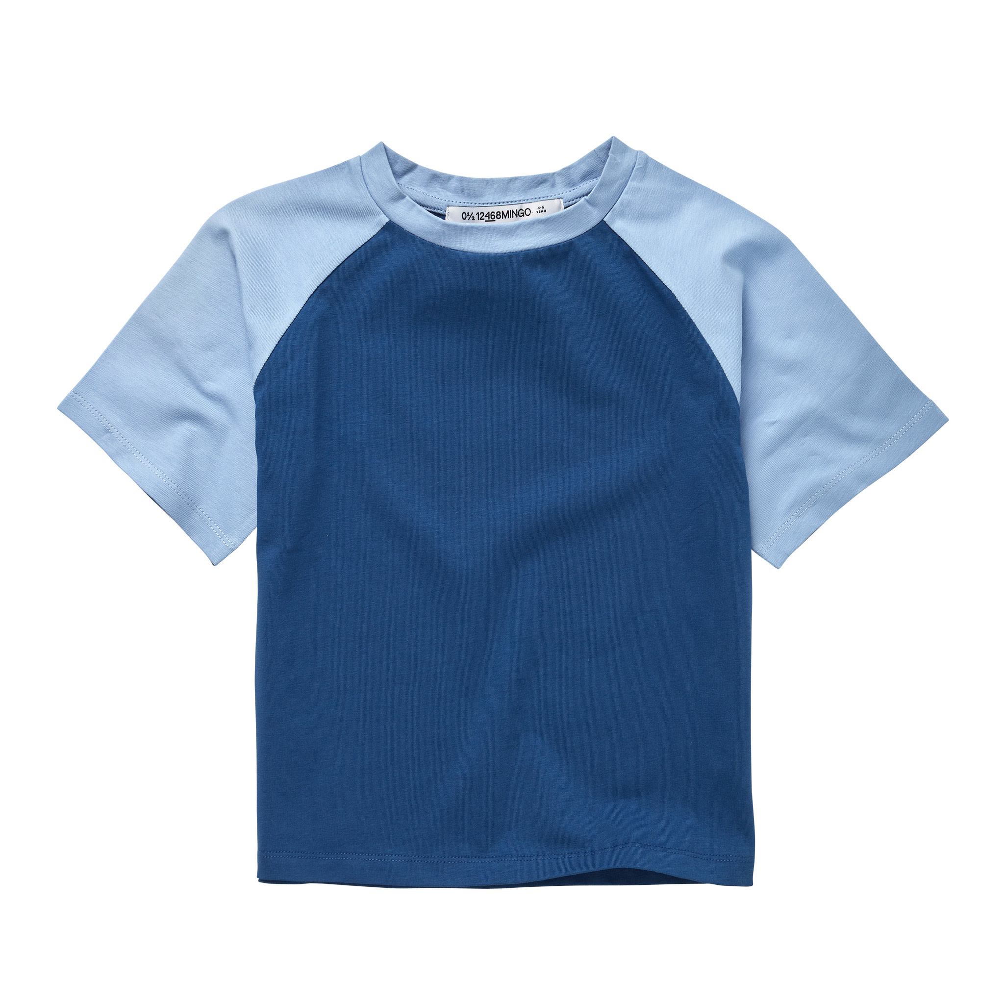 Mingo - T-Shirt Duo Dusty Blue / Cobalt Blue - 6/8 year-1