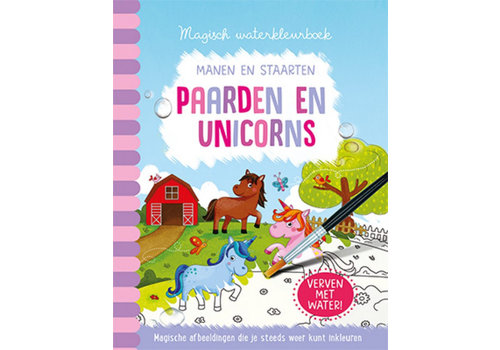 Boeken Magisch waterkleurboek - paarden en unicorns