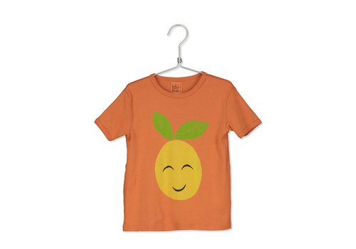 Lotiekids Lotiekids - Retro t-shirt orange smiley grapefruit