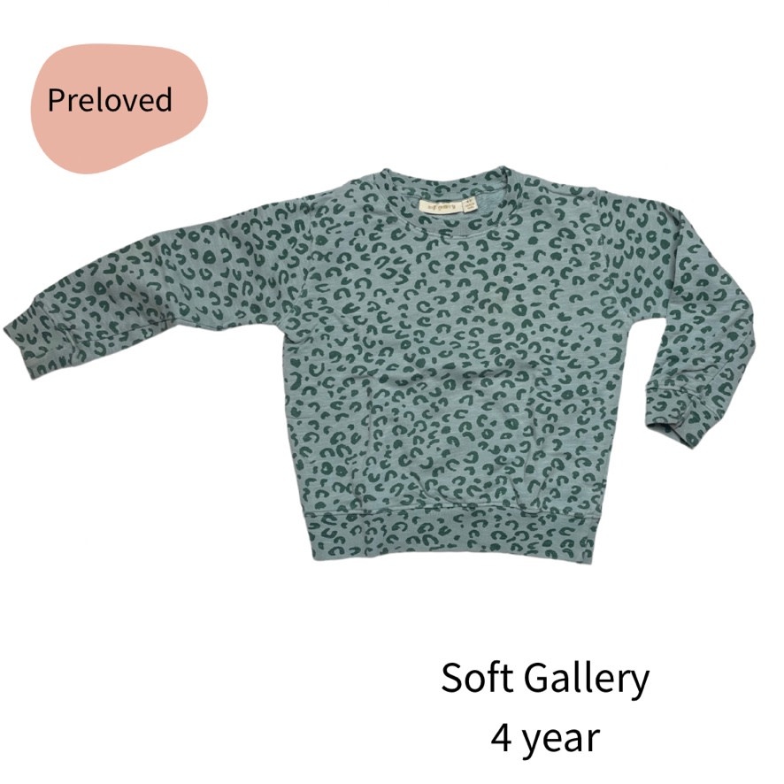 Soft Gallery Sweatshirt print maat 104-1