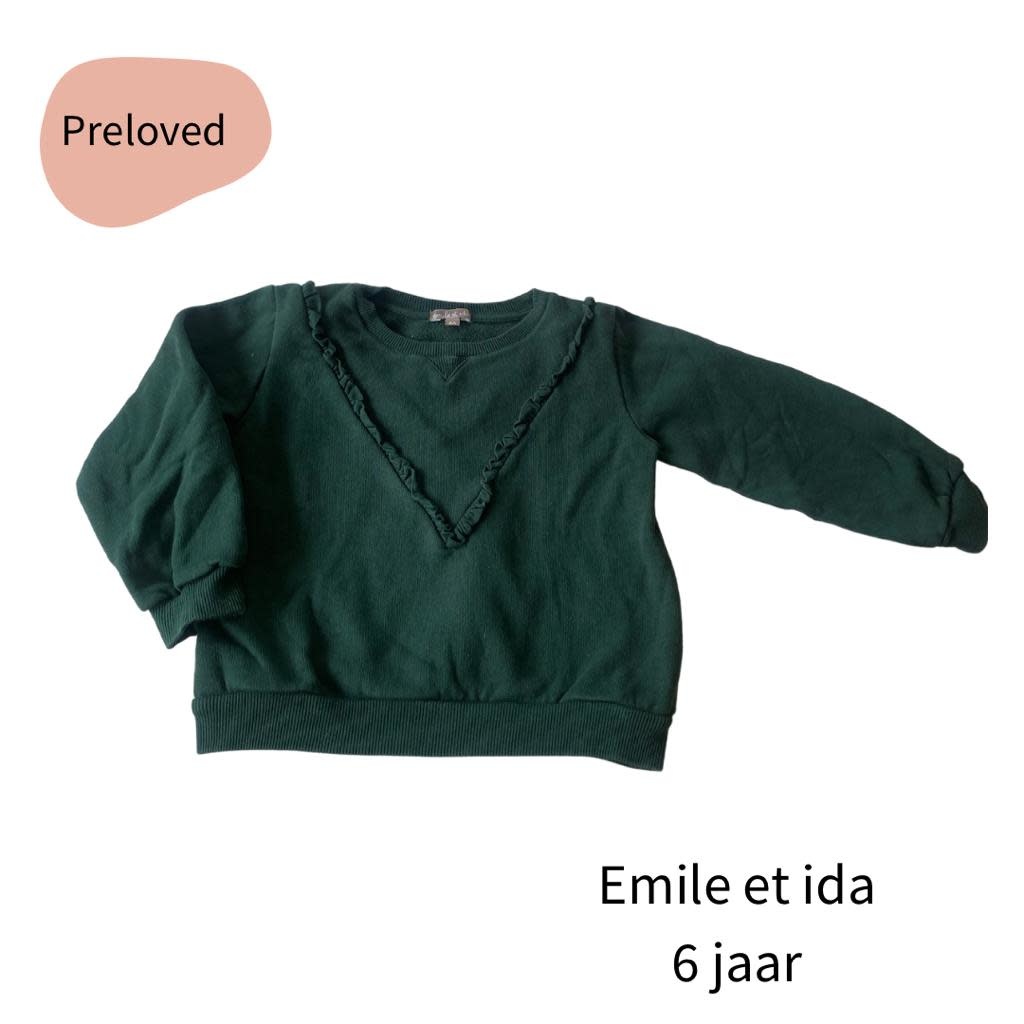 Emile et Ida sweater Green maat 116-1