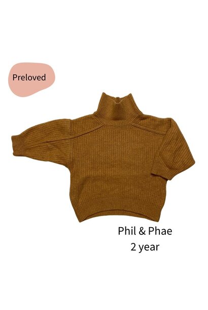 Phil & Phae Knitted sweater merino wol 2 jaar