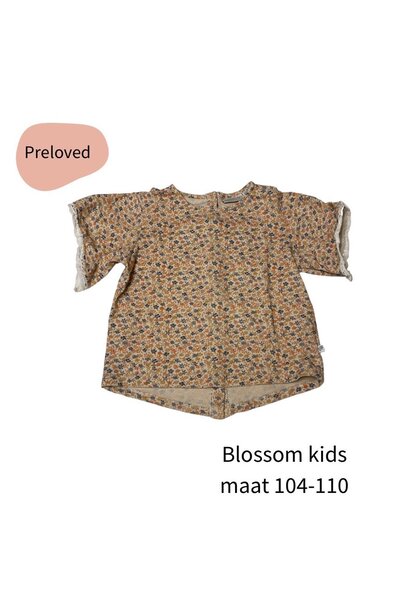 Blossom kids shirt flower maat 104/110