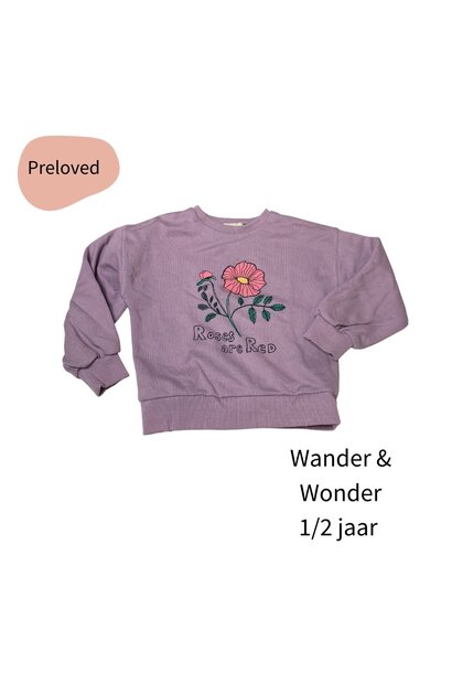 Wander & Wonder sweater 1/2 jaar