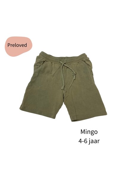 Mingo Short groen 4/6 jaar