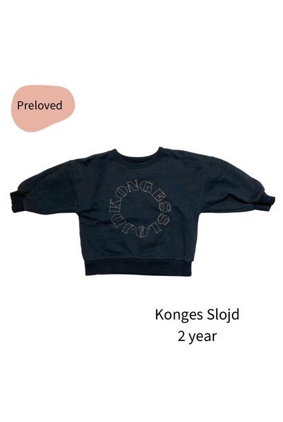 Konges Sløjd Sweater black maat 92