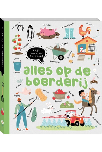 Boek - Kijk eens om je heen - Op de boerderij