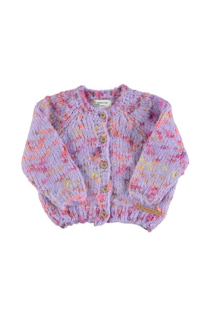 Knitted cardigan lilac TRC2306 - 10 year