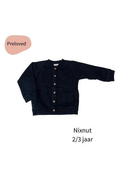 Nixnut vest antracite maat 92/98