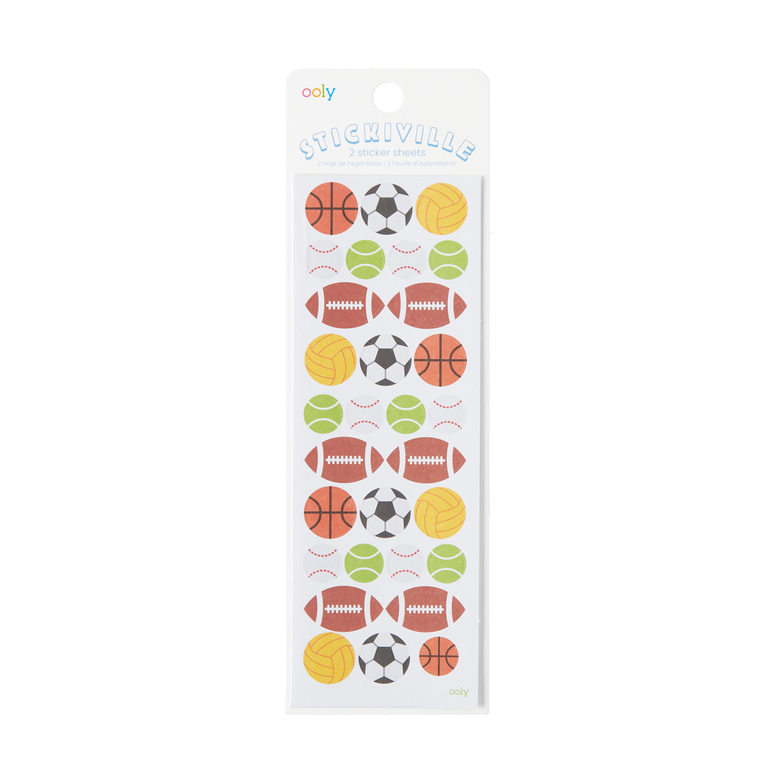 Stickiville Stickers – Skinny – Sports Balls-1