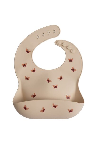 Mushie - Silicone Bib Butterflies