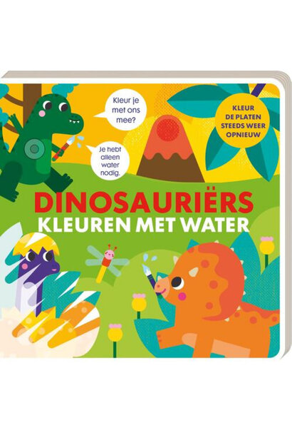 Image Books - Kleuren met water - Dinosauriërs