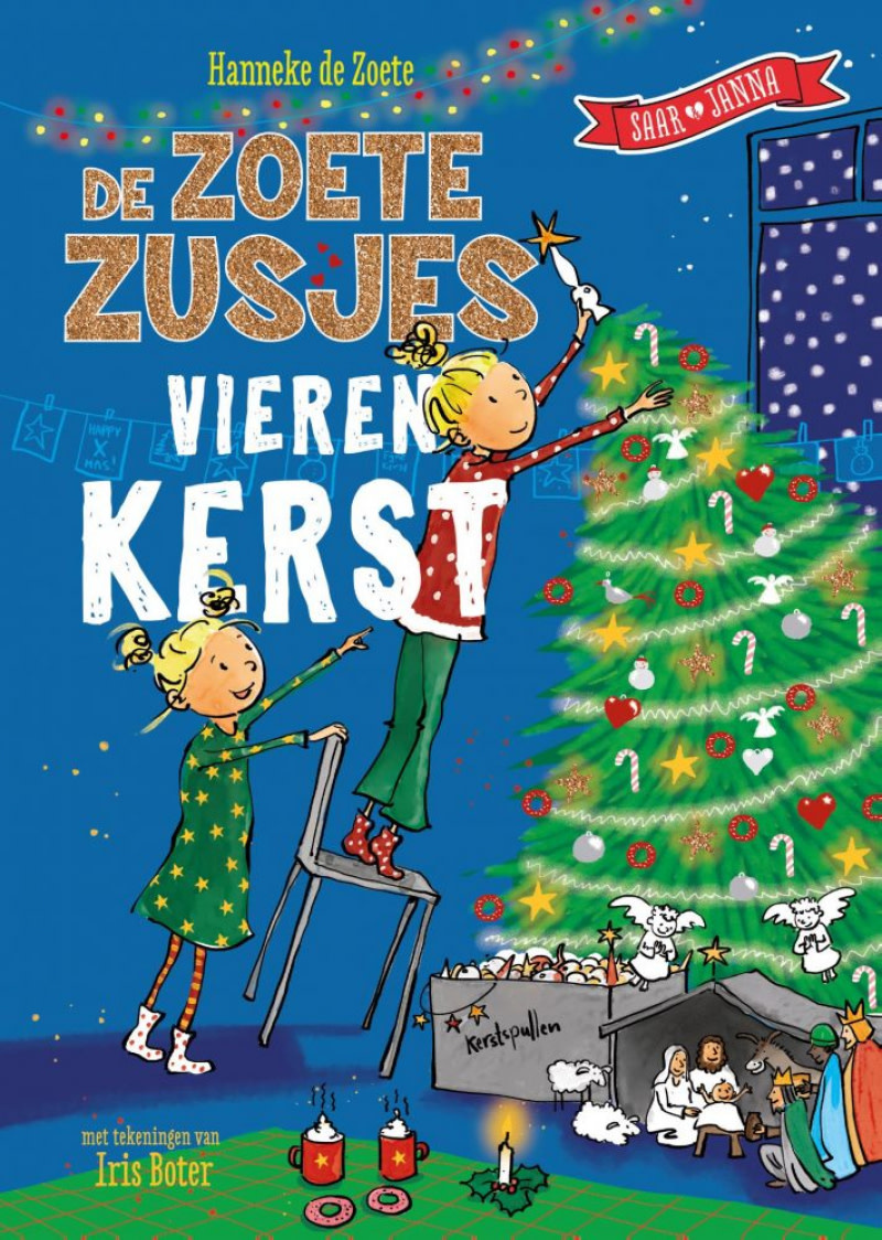 Boek - De zoete zusjes vakantie vieren Sinterklaas en Kerst-2