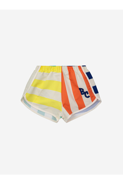 Multicolor Stripes swim shorts multi color