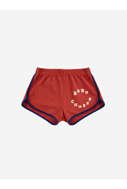 Bobo Choses Circle shorts Burgundy red