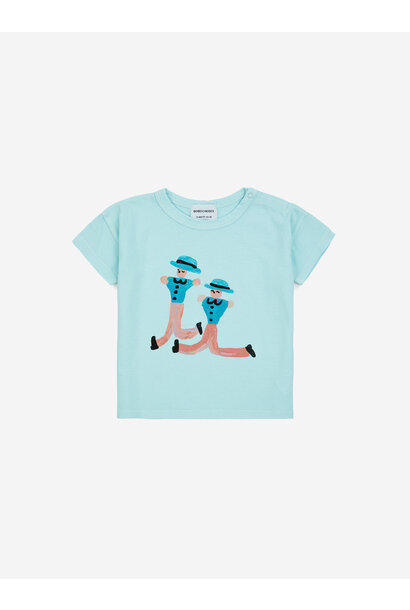 Baby Dancing Giants T-shirt light blue