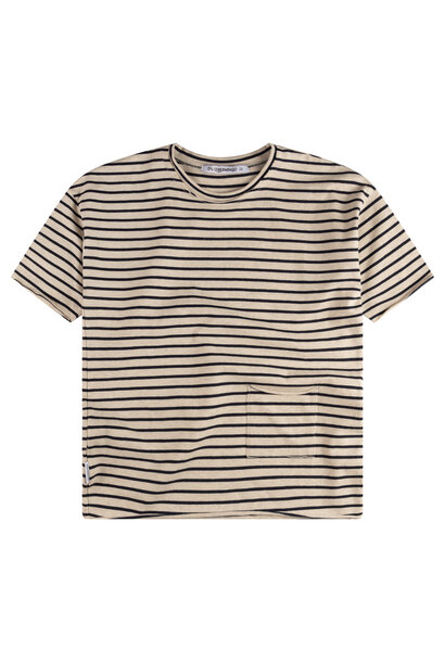 Oversized t-shirt Navy Stripe