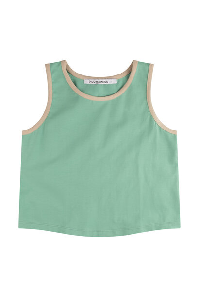 Apron Singlet Turquoise