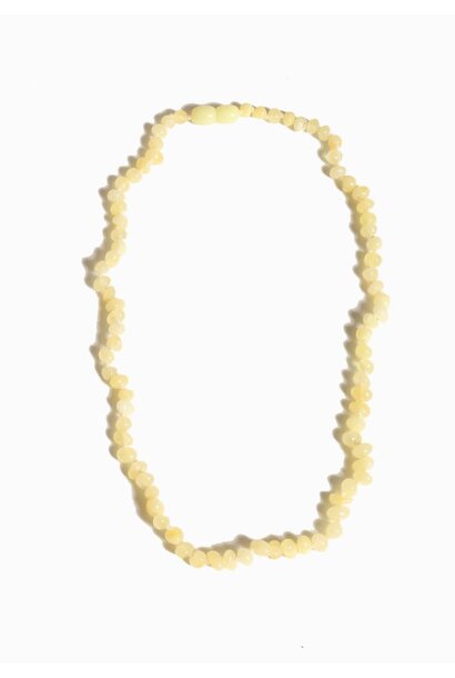 Barnsteen ketting kids  38 cm -  Vanille