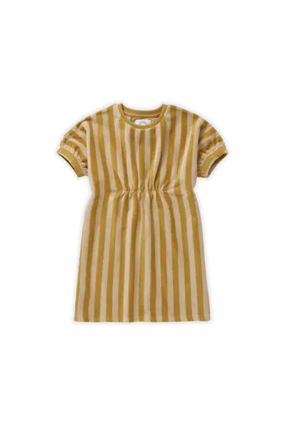 Dress smock stripe Honey