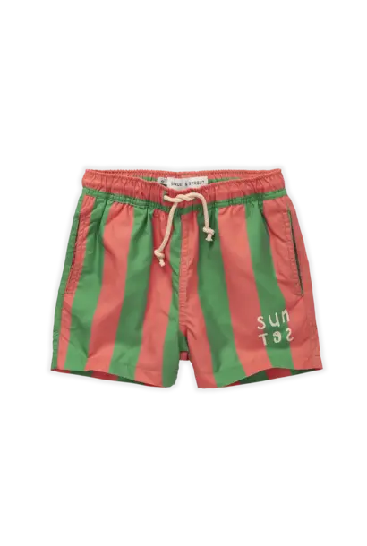 Woven swim short Sunset Coral