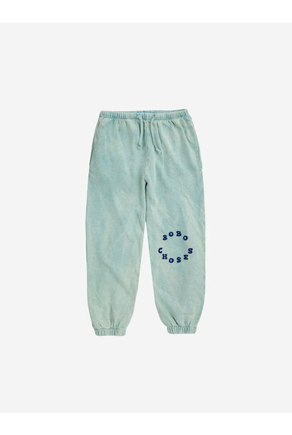 Bobo Choses Circle jogging pants light blue