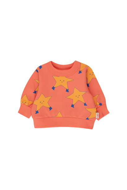 Dancing Stars baby Sweatshirt light red