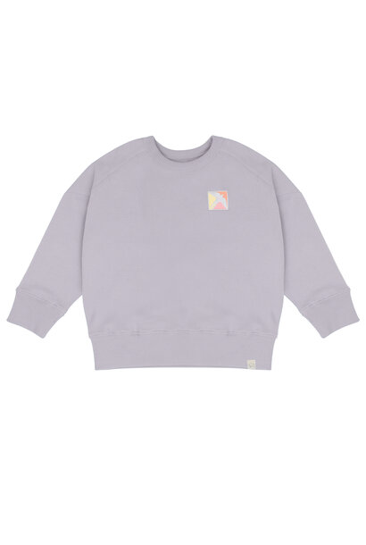 Sammy Badge Sweater Lavender