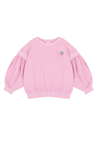 Balloon Bird Sweater Raspberry Pink - 3/4 year