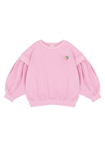 Balloon Bird Sweater Raspberry Pink