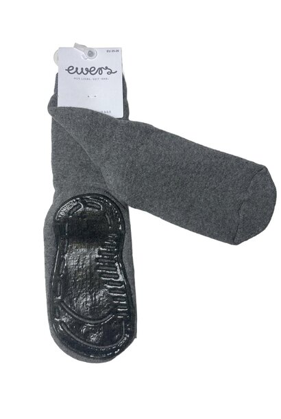 Ewers - Anti-slip socks grey melange