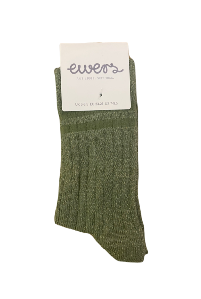 Ewers -  Sokken Glitter groen