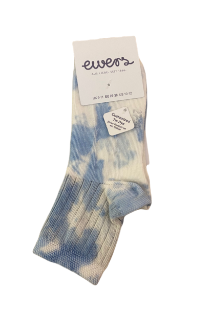 Ewers -  Tie Die sokken Ijsblauw - 23/26