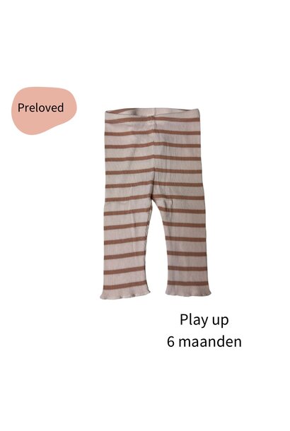 Play Up Legging licht Rose streep maat 68