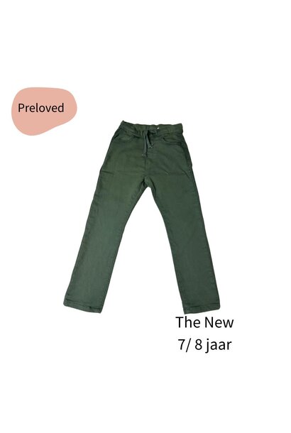 The new Broek chino groen maat 122/128