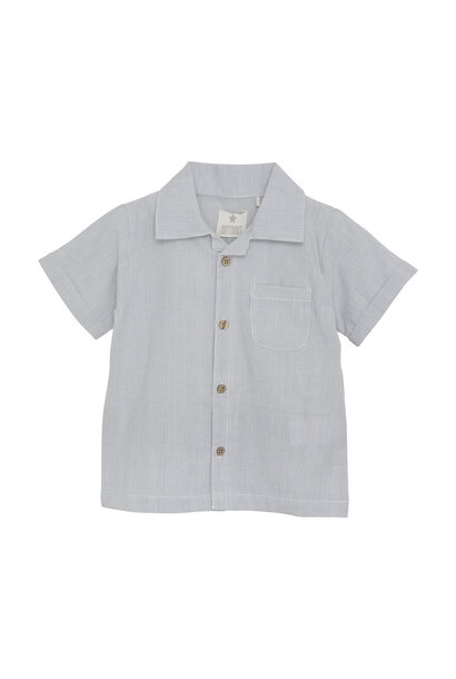 Shirt SS Woven Stripe Citadel