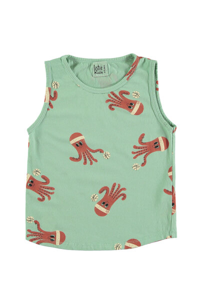 Tank Top Octopuses Seagreen